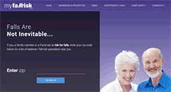Desktop Screenshot of myfallrisk.com
