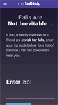 Mobile Screenshot of myfallrisk.com